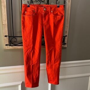 Ann Taylor LOFT sz0 original crop orange